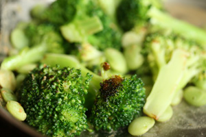 Broccoli and Edamame Stir Fry