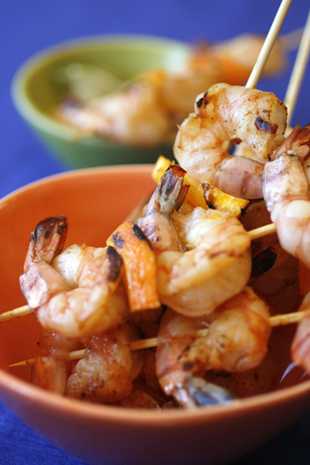 Chipotle Orange Shrimp with Spicy Lime Mayo