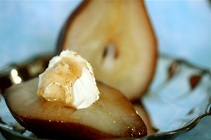 Delicious poached pears recipe