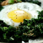 eggs with kale