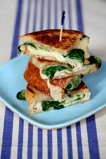 Grilled Cheese with Turkey and Arugula