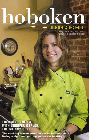 Skinny Chef Makes The Cover of Hoboken Digest