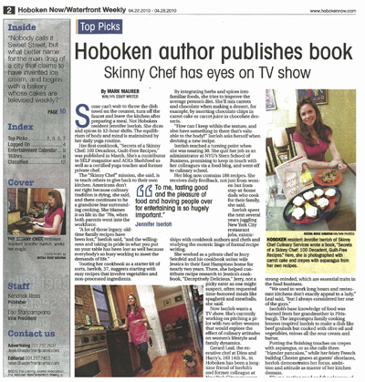 Skinny Chef Makes The Cover of HobokenNow