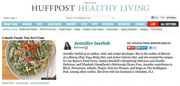 Jennifer Iserloh in Huffington Post