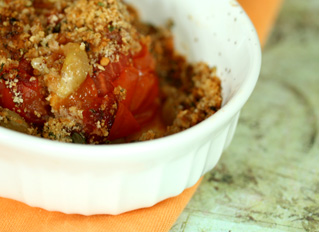 Baked Tomatoes with Grapes