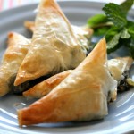 Spinach and Goat Cheese Triangles