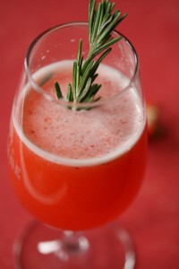 strawberry vodka cocktail